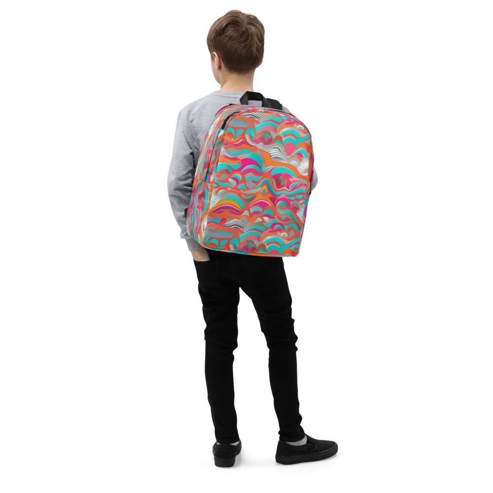 Tidal Mirage on Minimalist Backpack — Right Front