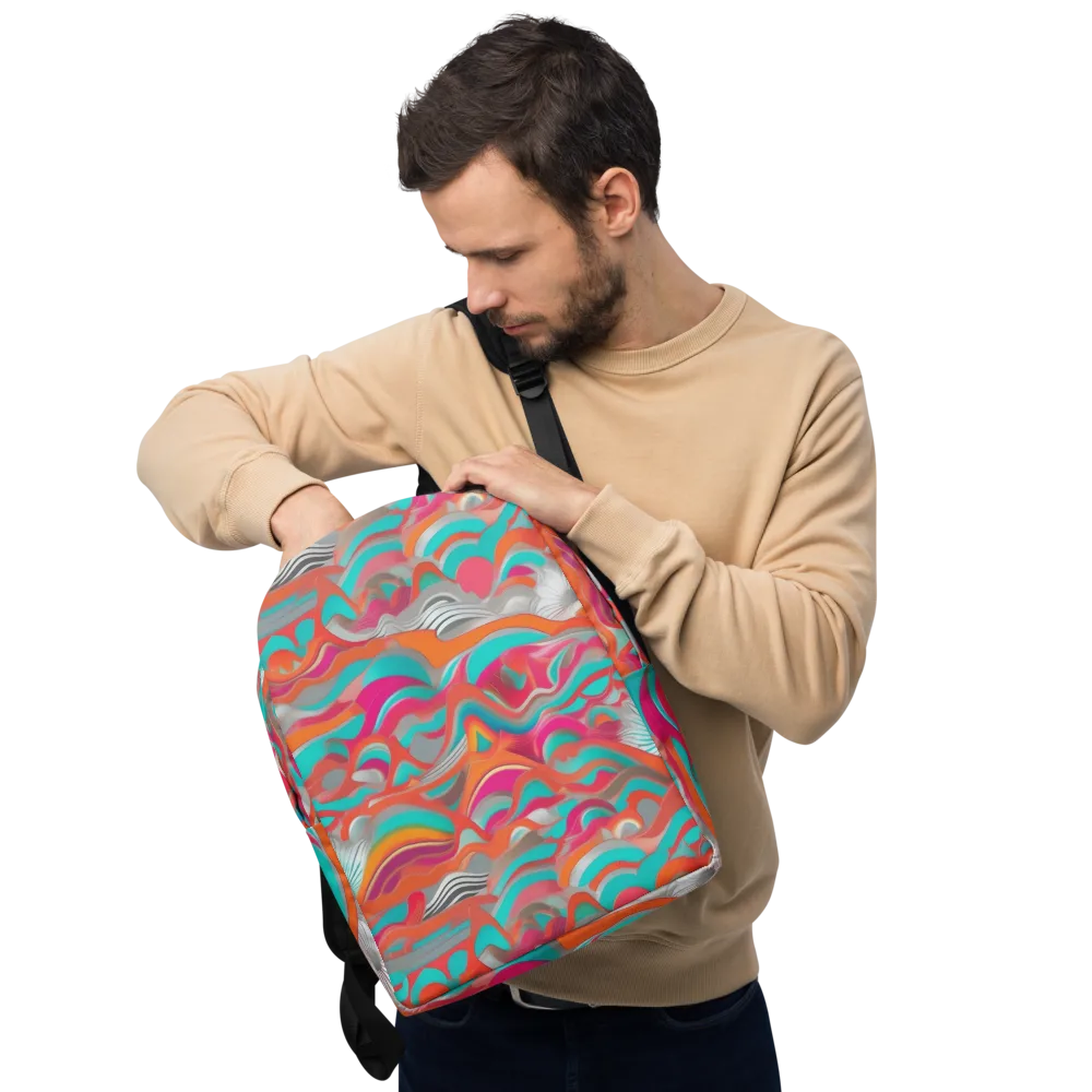 Tidal Mirage on Minimalist Backpack — Front