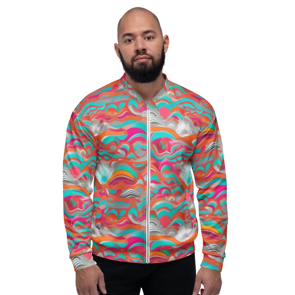 Tidal Mirage on Bomber Jacket — Front