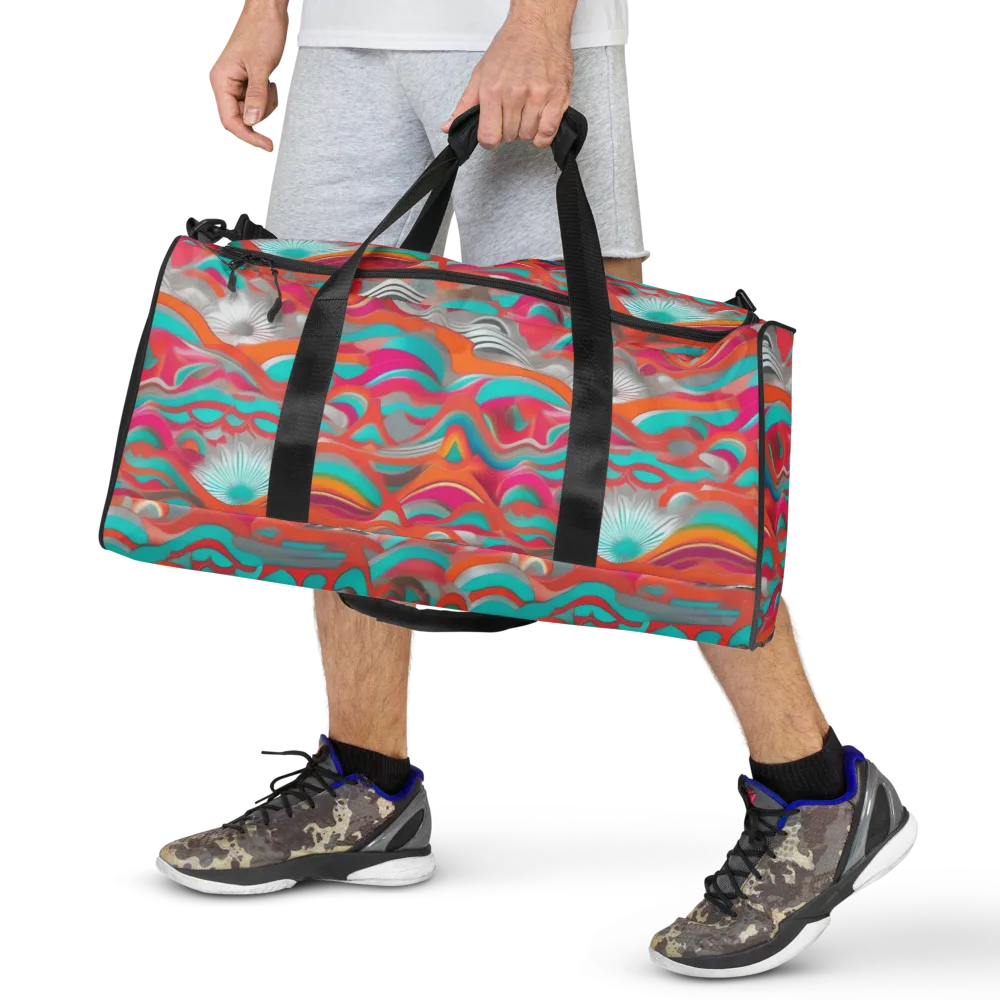 Tidal Mirage on Duffle Bag — Front