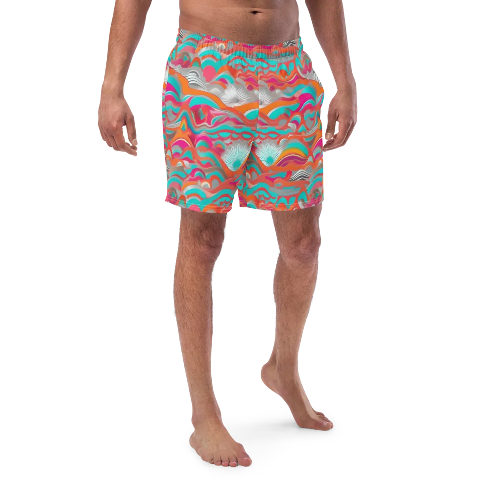 Tidal Mirage on Swim Trunks — Front