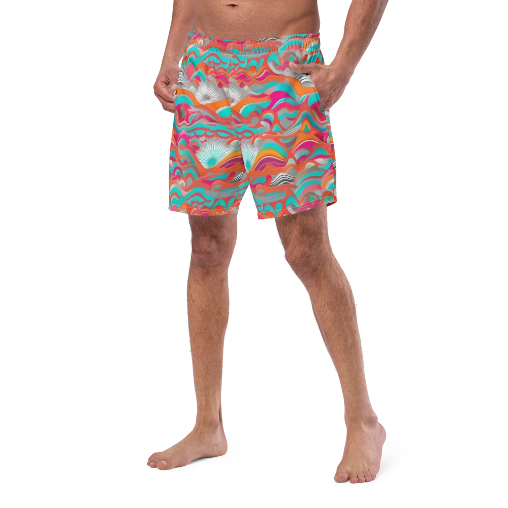 Tidal Mirage on Swim Trunks — Left Front