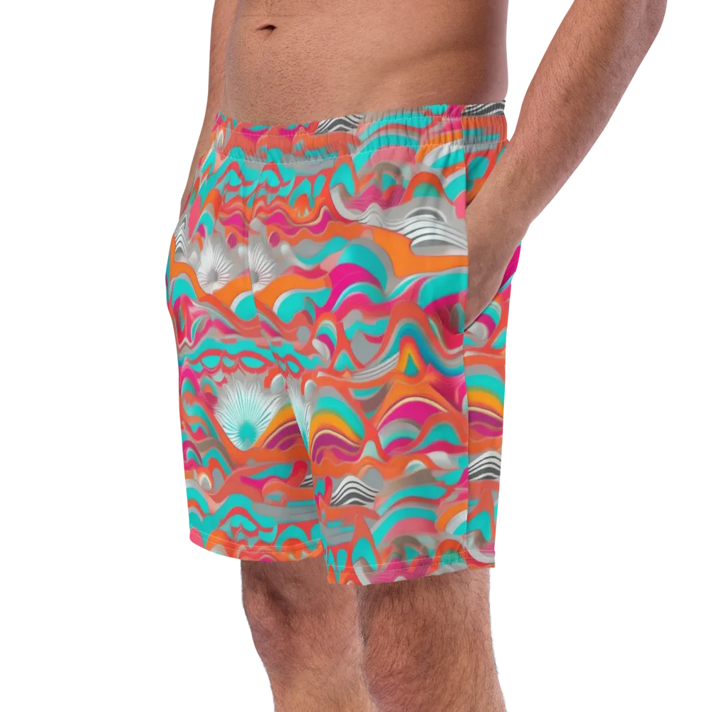 Tidal Mirage on Swim Trunks — Left Front