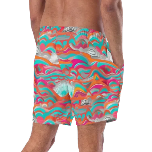 Tidal Mirage on a Swim Trunks