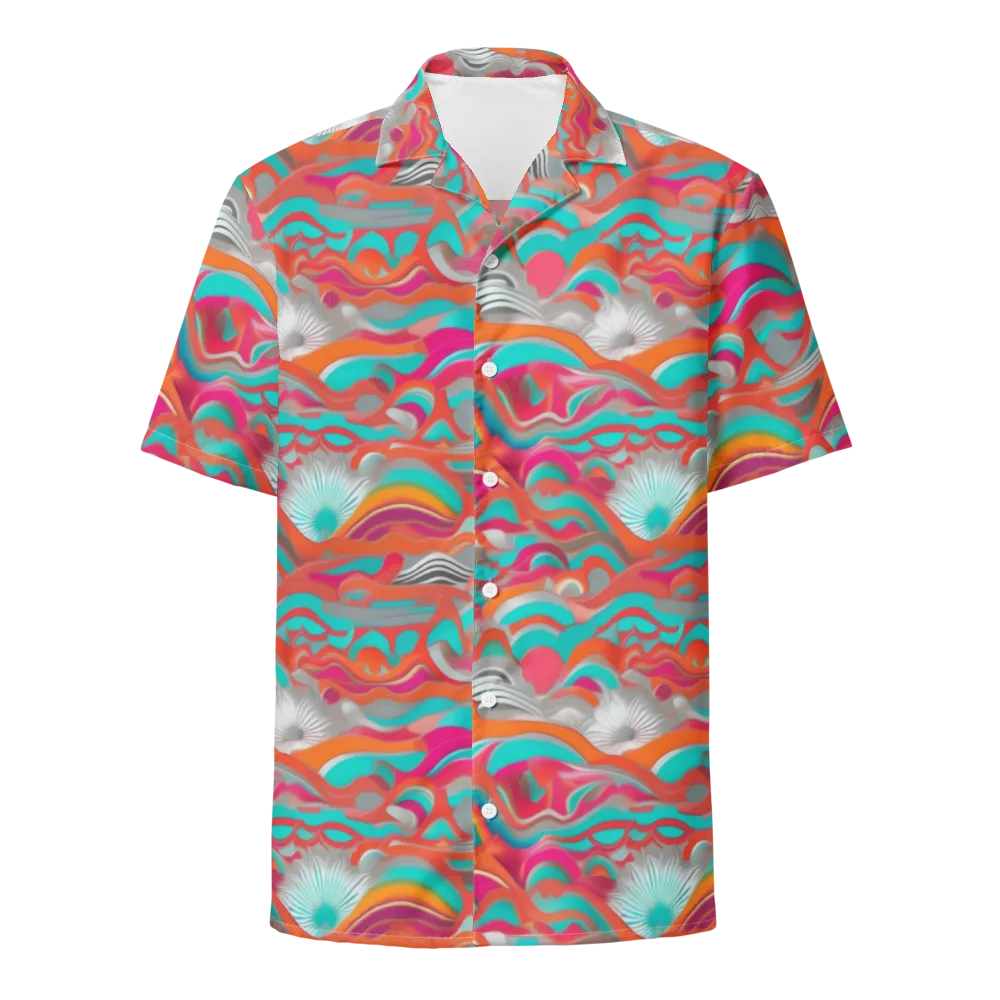 Tidal Mirage on Button Shirt — Front