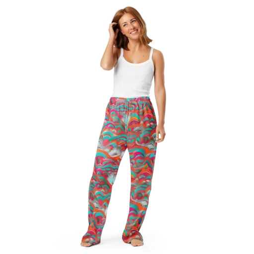 Tidal Mirage on a Women's Pajama Pants