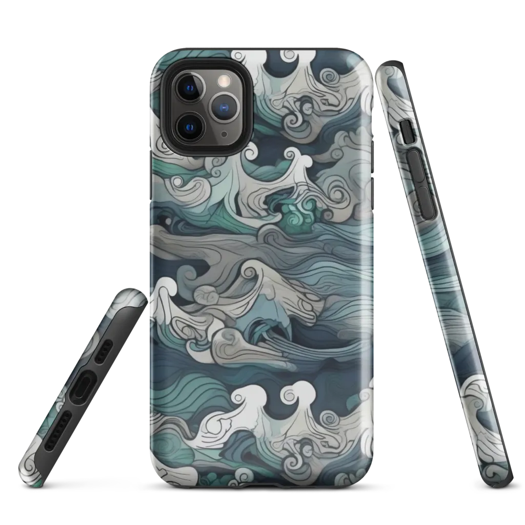 Whispering Swell on Tough Case for iPhone® — Front