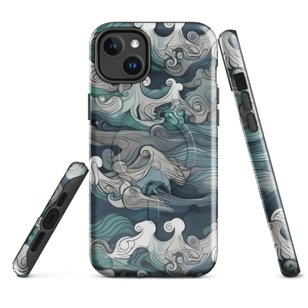 Whispering Swell on MagSafe Tough Case for iPhone® — Front