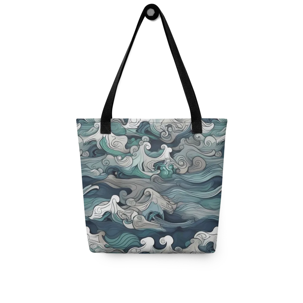 Whispering Swell on Tote Bag — Front