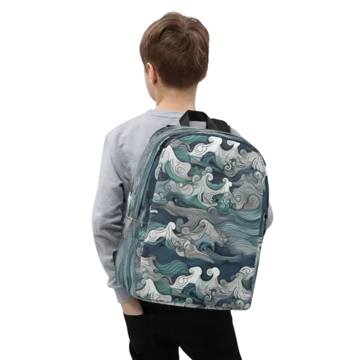 Whispering Swell on a Minimalist Backpack