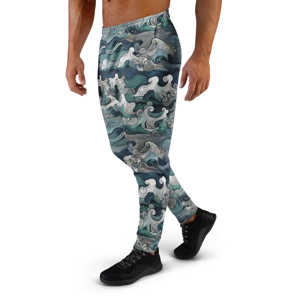 Whispering Swell on Men's Joggers — Left