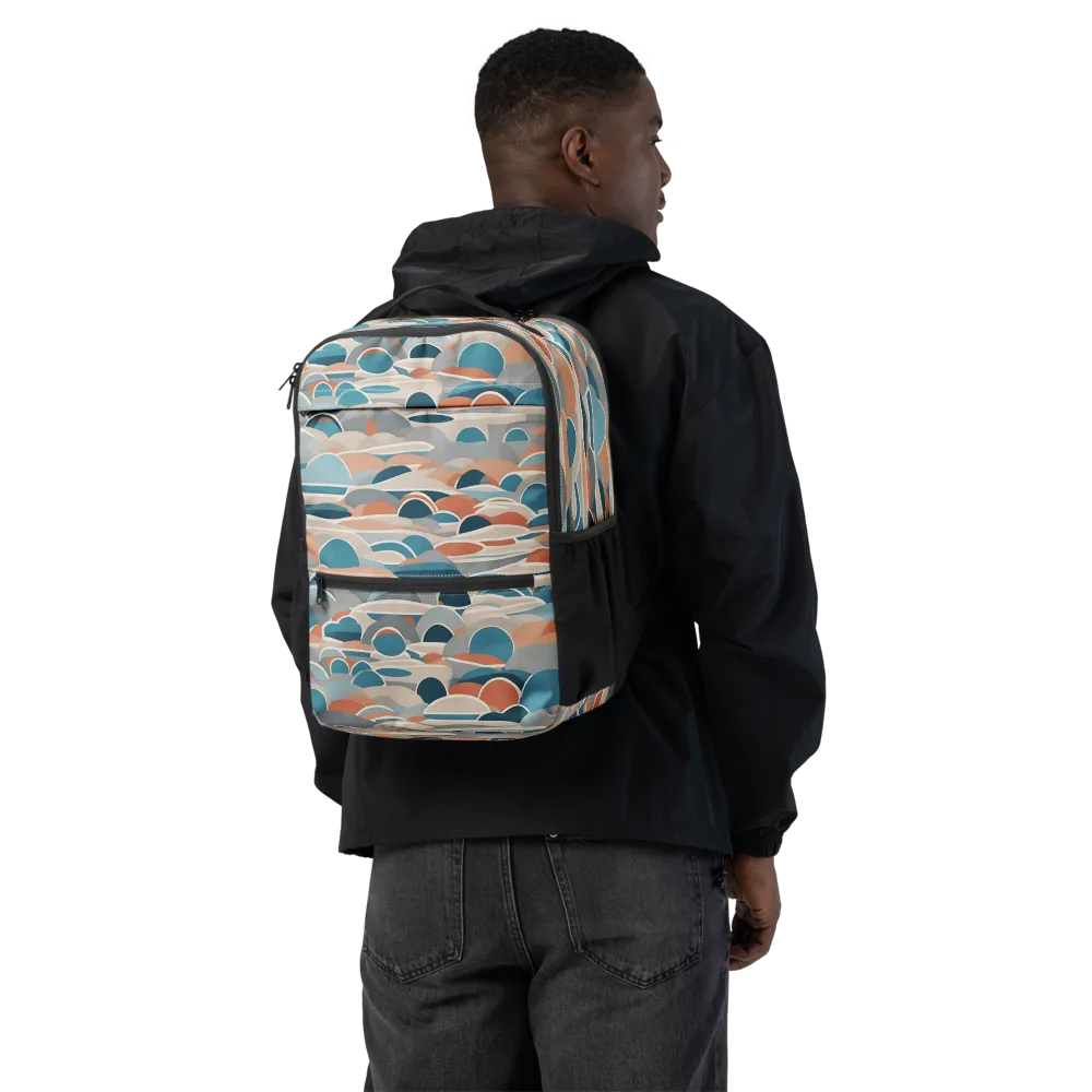 Coastal Circuit on Utility Backpack — Back