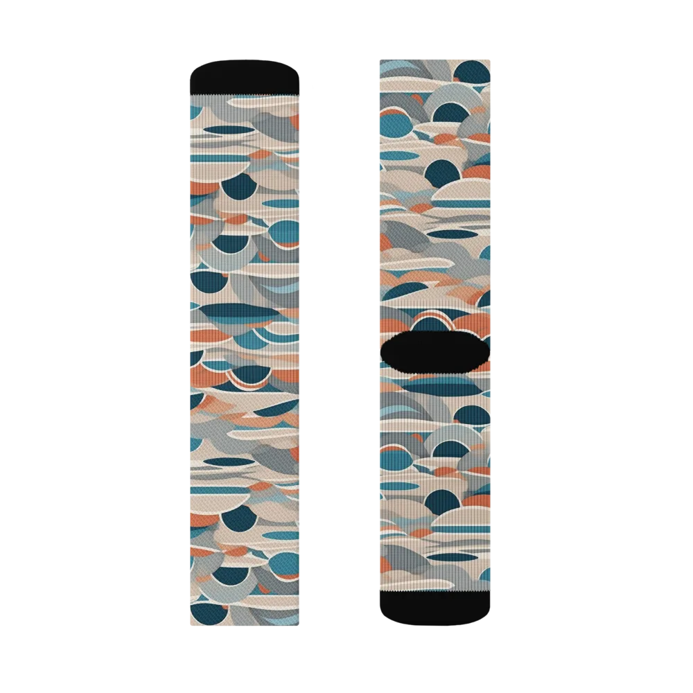 Coastal Circuit on Socks — Right Sock