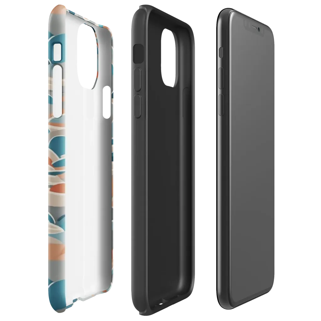 Coastal Circuit on Tough Case for iPhone® — Right