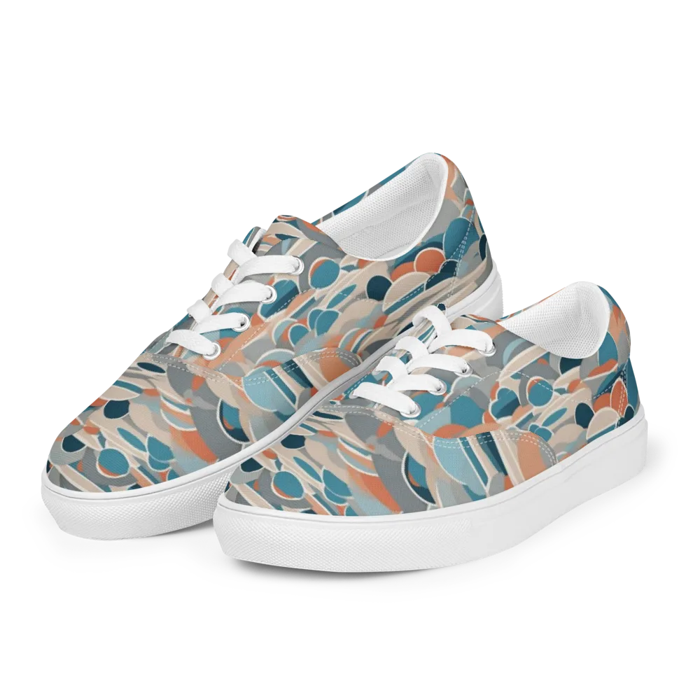 Coastal Circuit on Men's Lace-Up Canvas Shoes — Left Front