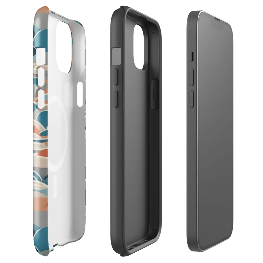 Coastal Circuit on MagSafe Tough Case for iPhone® — Front