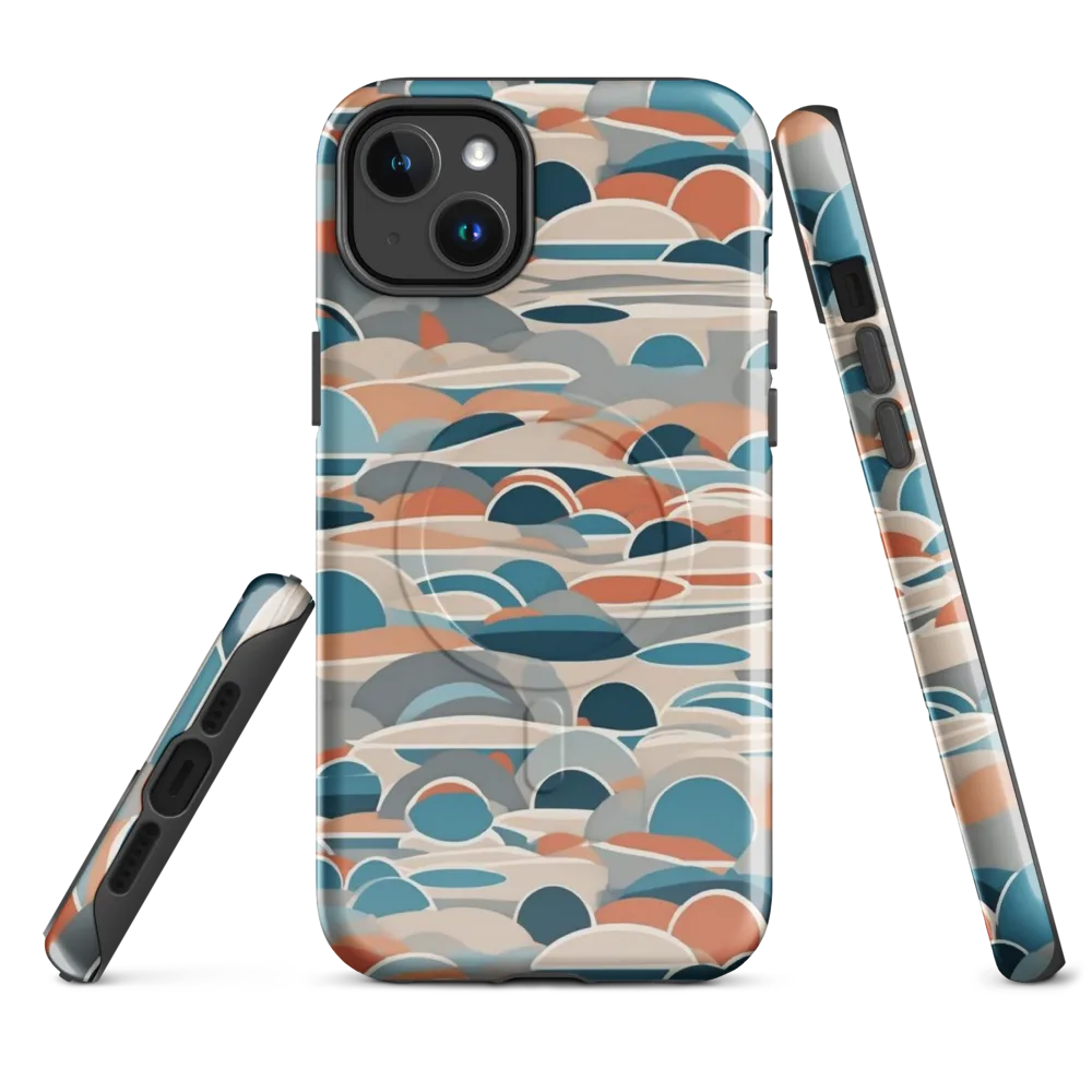 Coastal Circuit on MagSafe Tough Case for iPhone® — Front