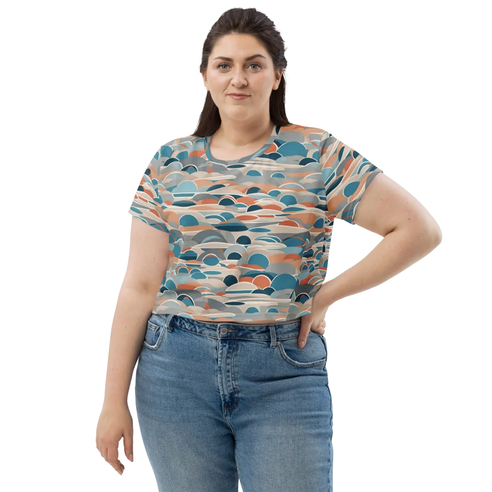 Coastal Circuit on Crop Tee — Front