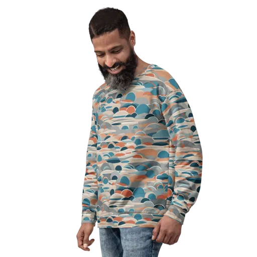 Coastal Circuit on a Sweatshirt