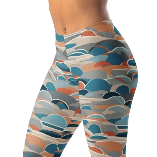 Coastal Circuit on a Leggings