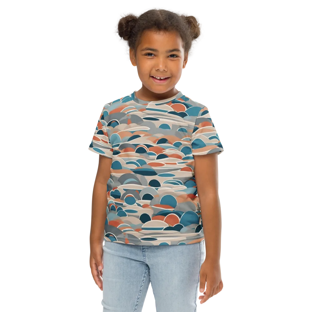 Coastal Circuit on Kids Crew Neck T-Shirt — Front