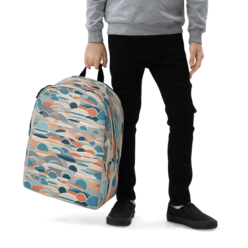 Coastal Circuit on Minimalist Backpack — Zoomed-in
