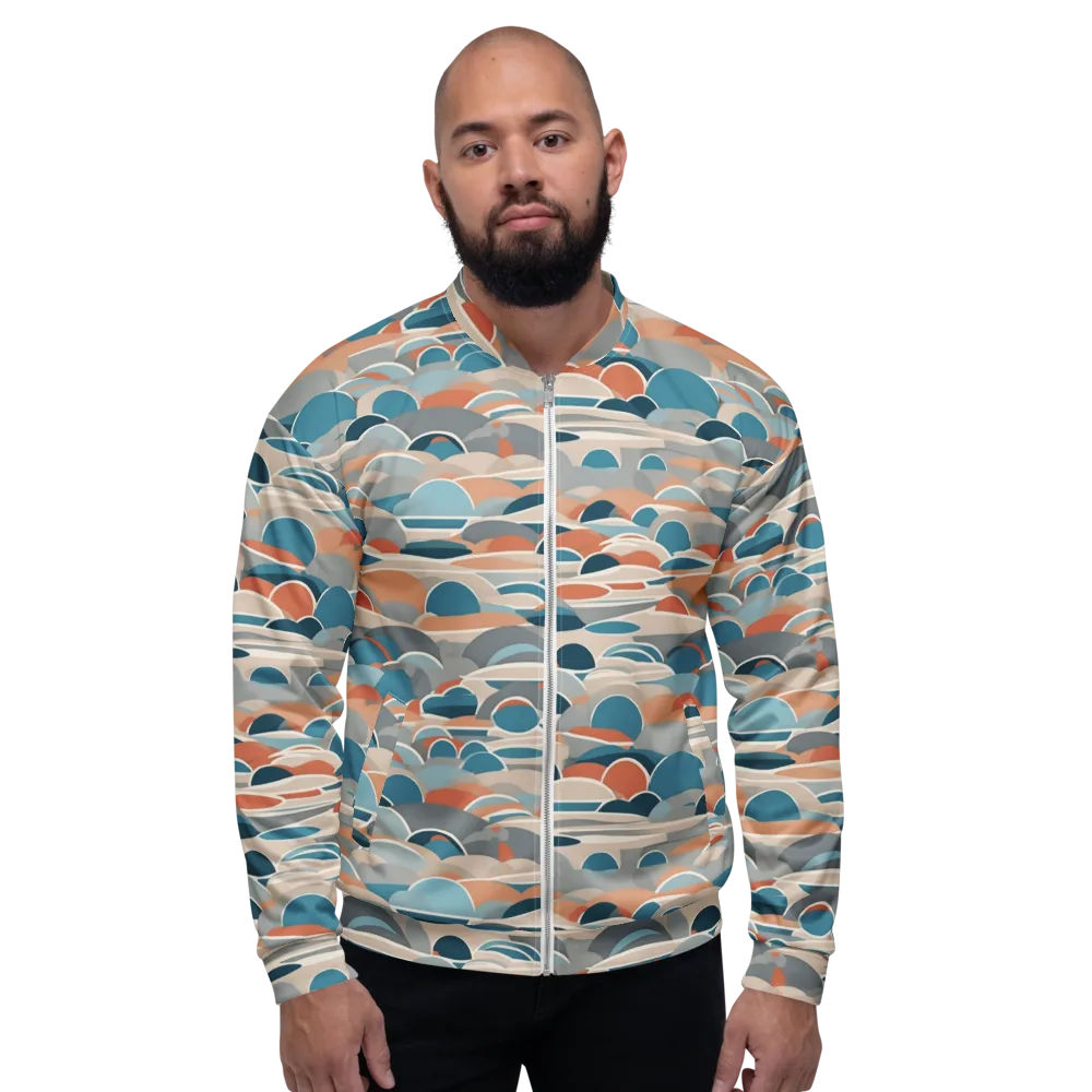 Coastal Circuit on Bomber Jacket — Front