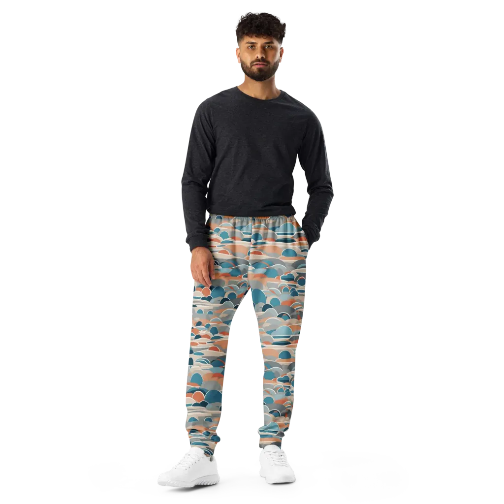 Coastal Circuit on Men's Joggers — Front