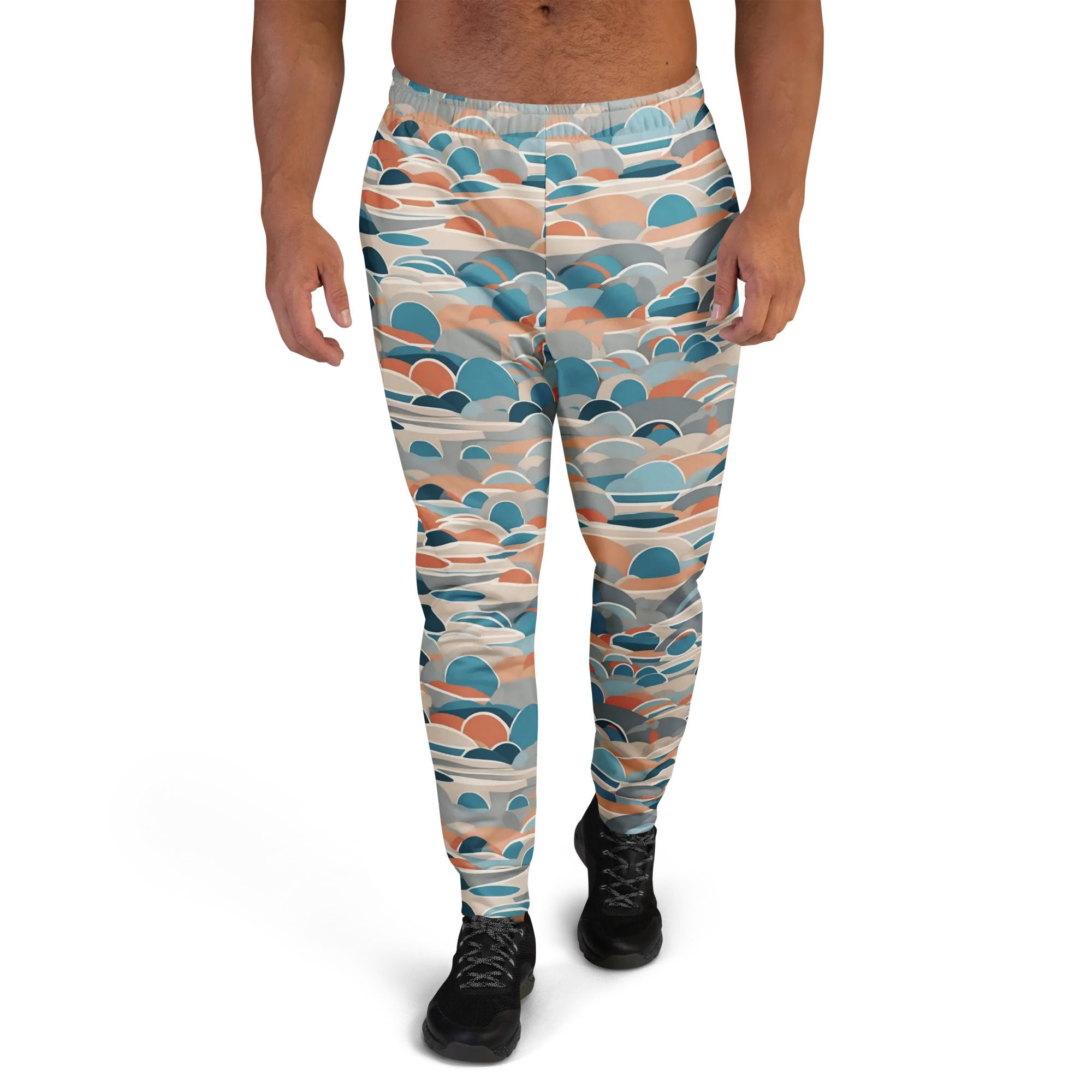 Coastal Circuit on Men's Joggers — Front