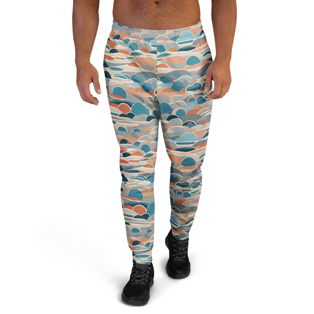 Coastal Circuit on Men's Joggers — Front