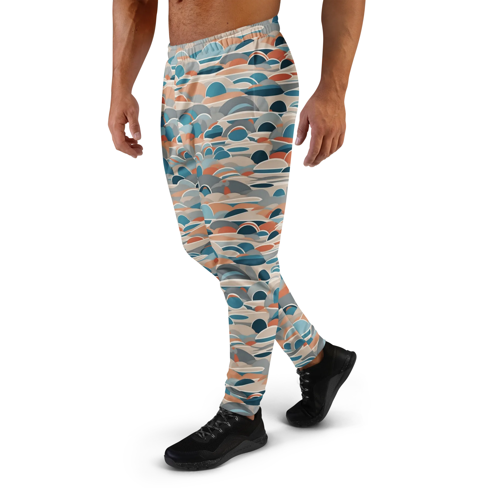 Coastal Circuit on Men's Joggers — Left