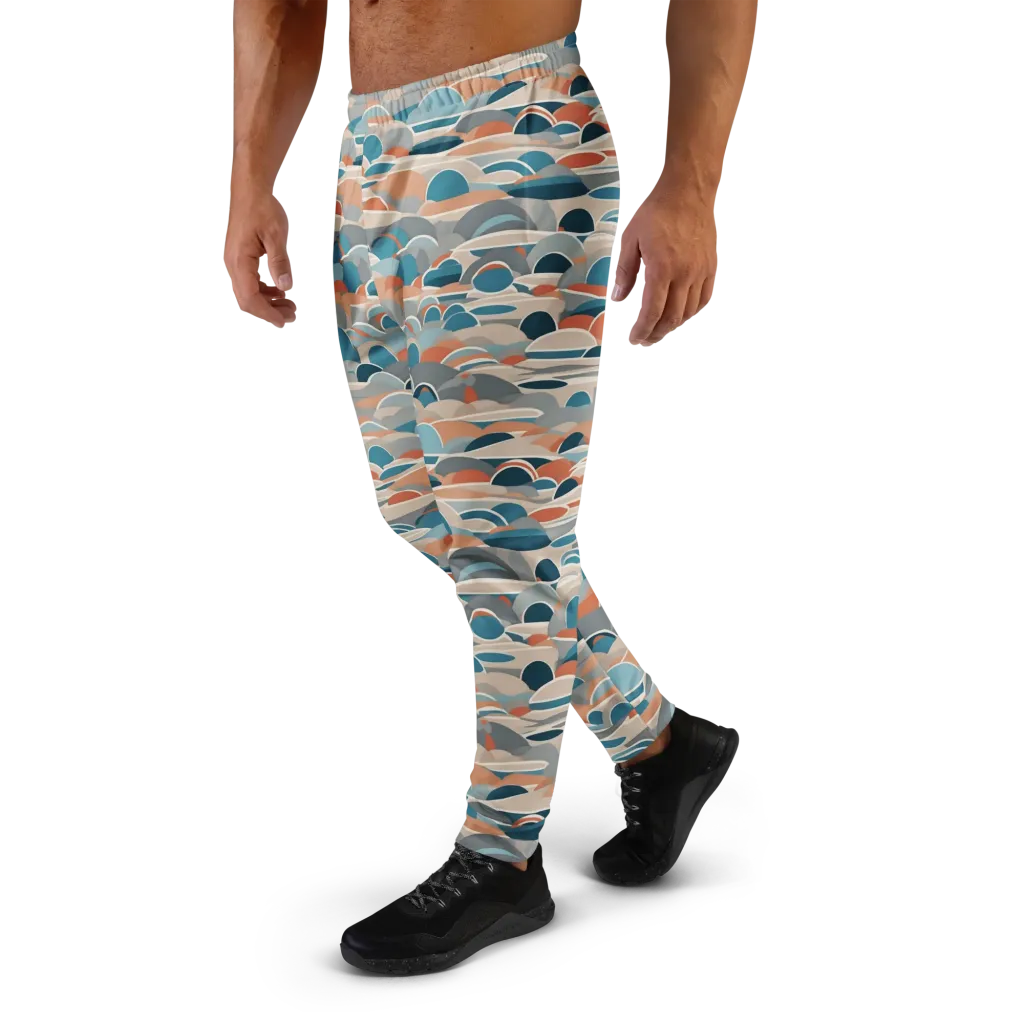 Coastal Circuit on Men's Joggers — Left