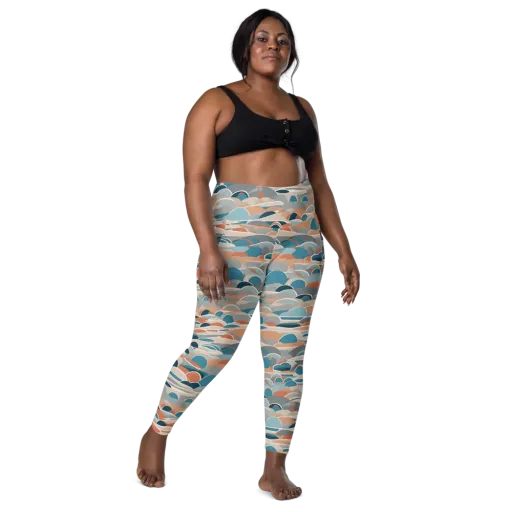 Coastal Circuit on a Leggings with Pockets
