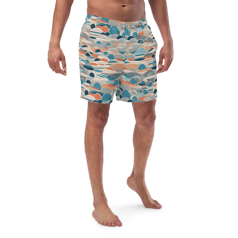 Coastal Circuit on Swim Trunks — Front