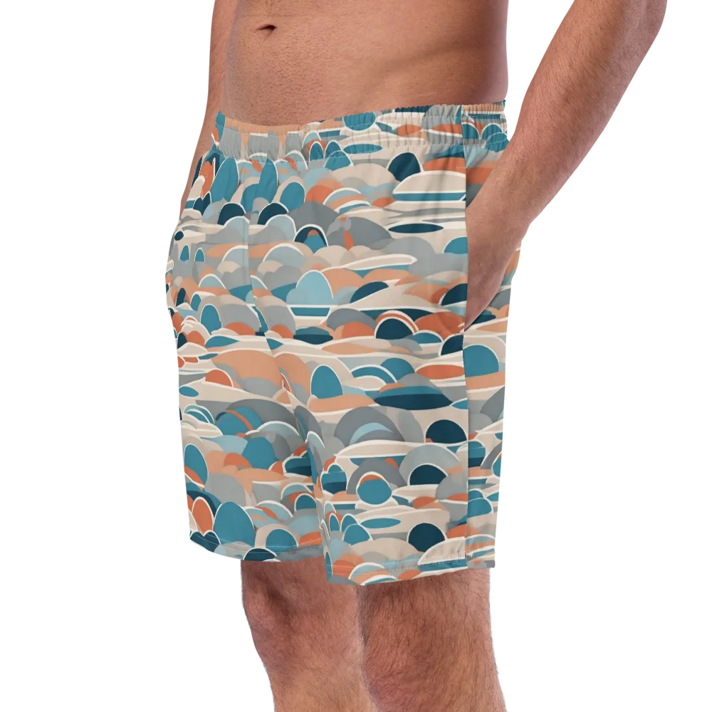 Coastal Circuit on Swim Trunks — Left Front