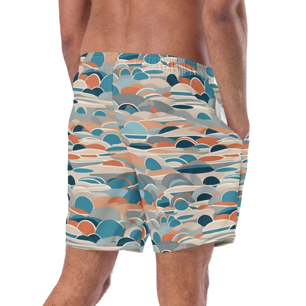 Coastal Circuit on Swim Trunks — Right Back