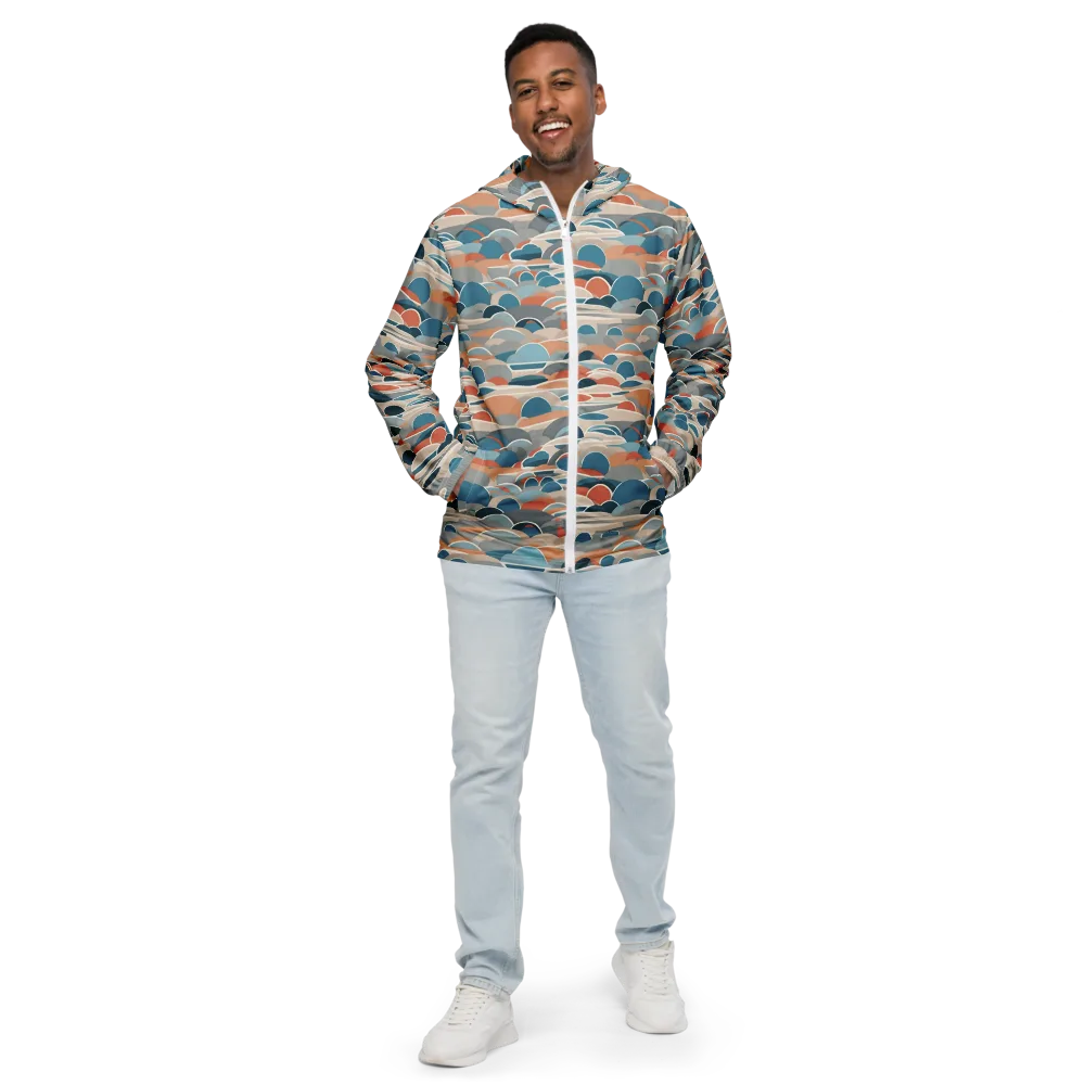 Coastal Circuit on Men's Windbreaker — Front