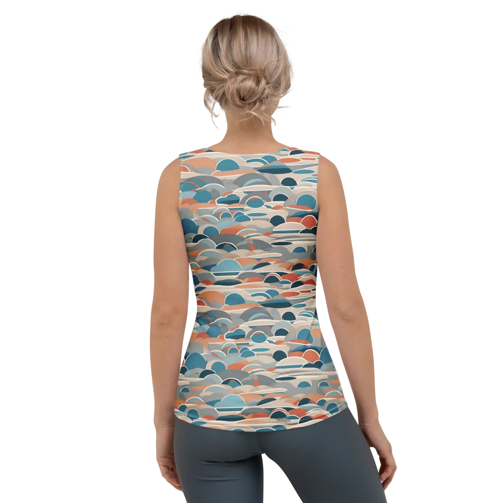 Coastal Circuit on Women's Tank Top — Back