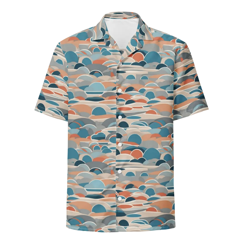 Coastal Circuit on Button Shirt — Front