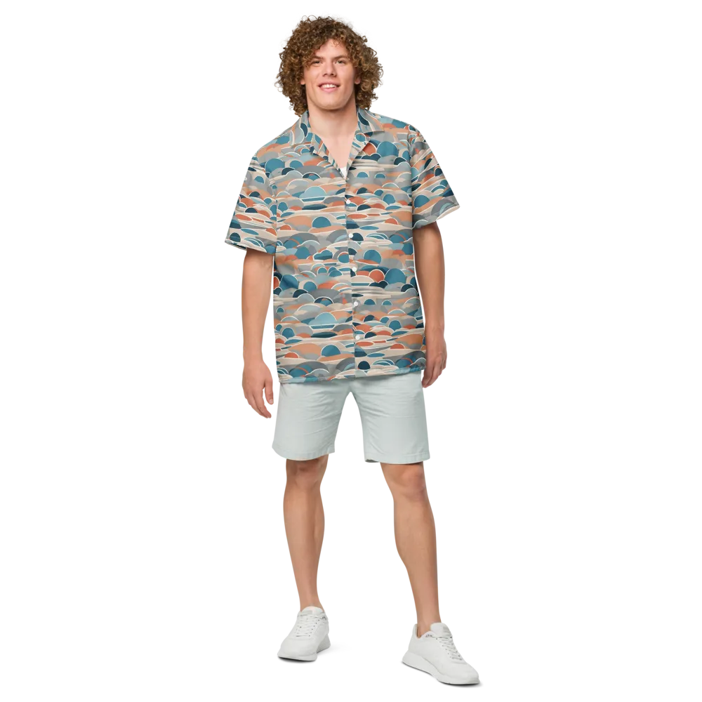 Coastal Circuit on Button Shirt — Front