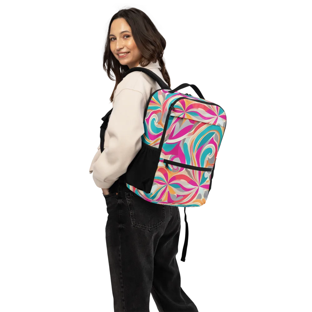 Satin Cyclone on Utility Backpack — Back