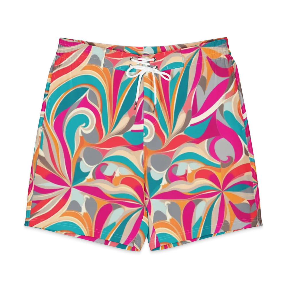 Satin Cyclone on Men's Board Shorts — Front