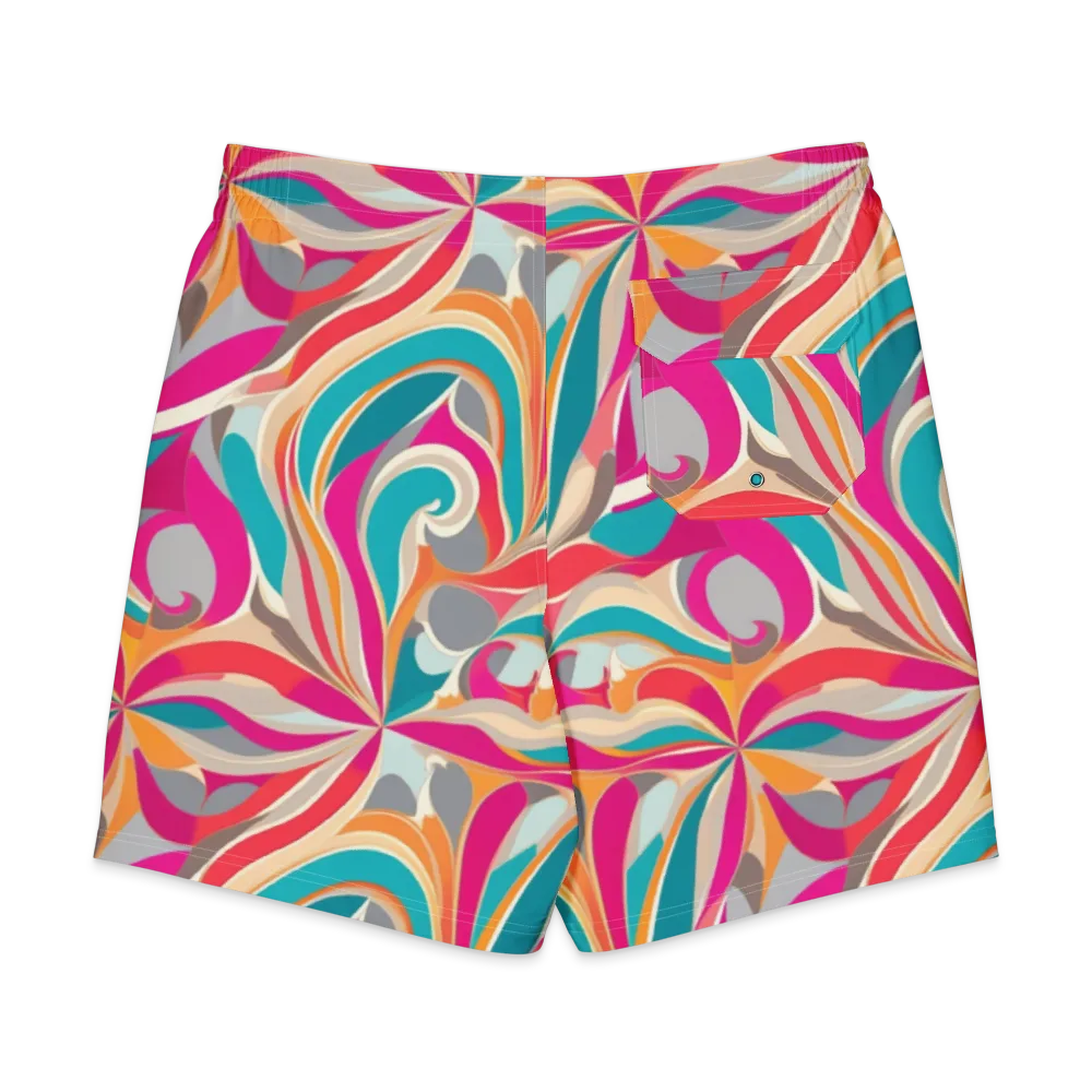 Satin Cyclone on Men's Board Shorts — Back