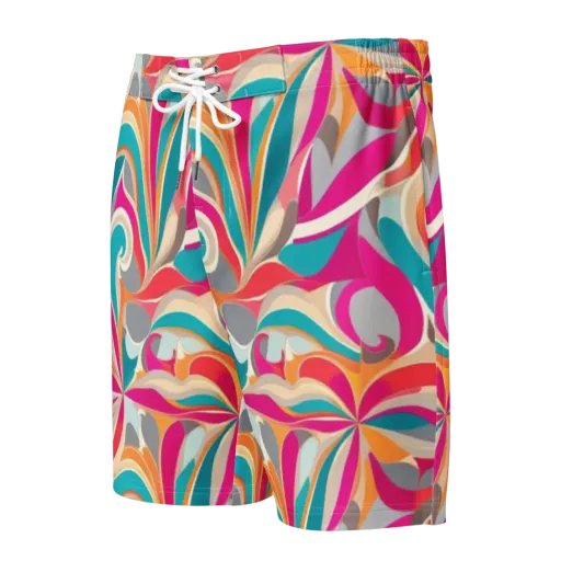 Satin Cyclone on a Men's Board Shorts