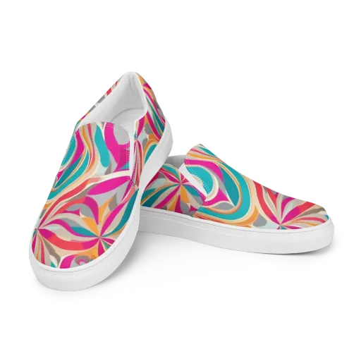 Satin Cyclone on a Men's Slip-On Canvas Shoes