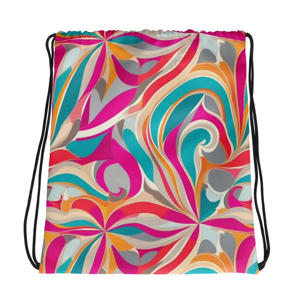 Satin Cyclone on Drawstring Bag — Photo