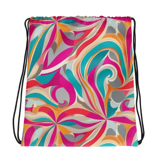 Satin Cyclone on a Drawstring Bag