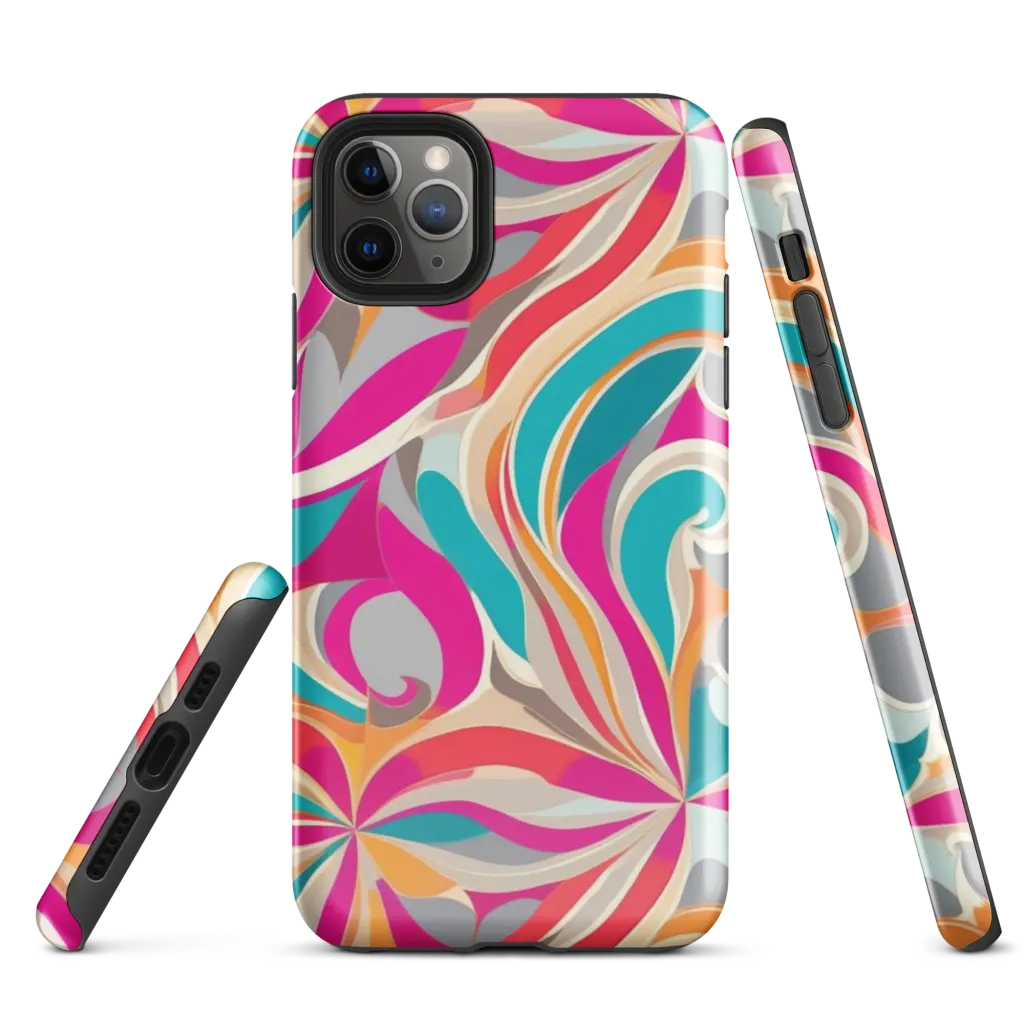 Satin Cyclone on Tough Case for iPhone® — Front
