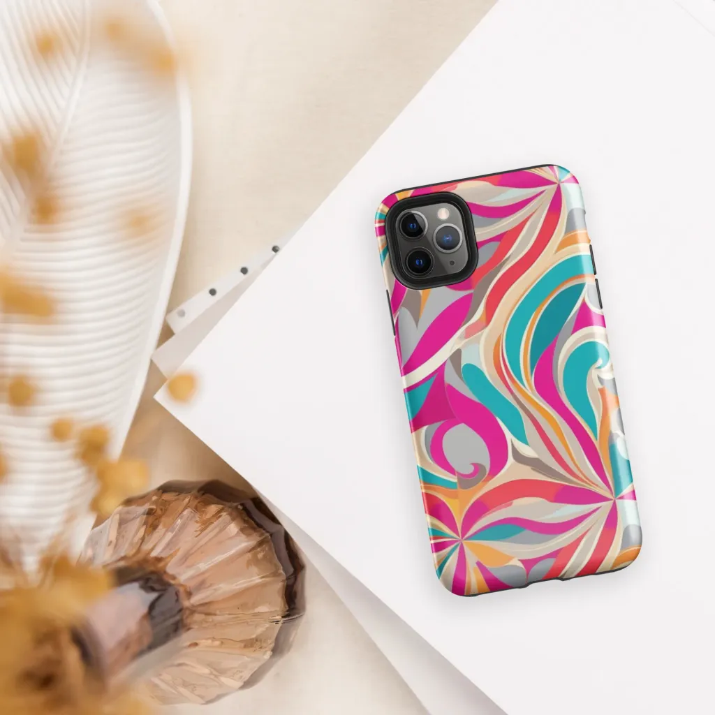 Satin Cyclone on Tough Case for iPhone® — Front