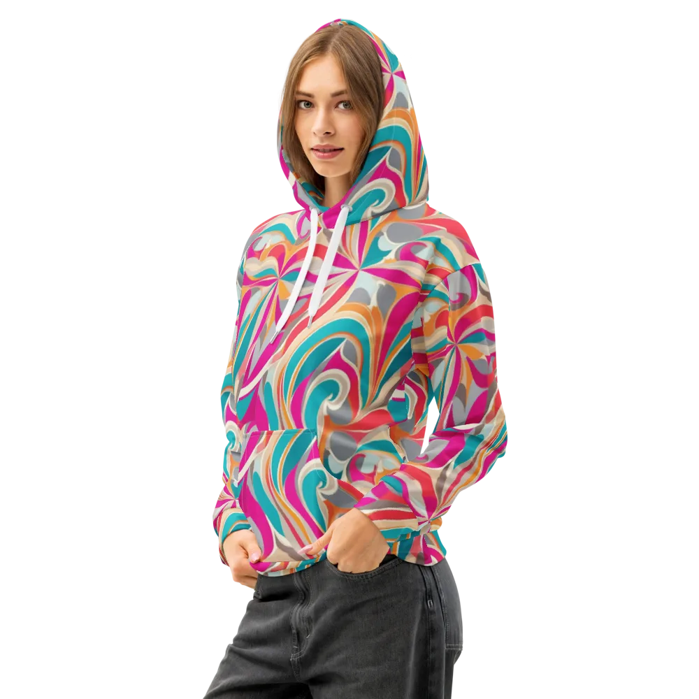Satin Cyclone on Cotton Hoodie — Left Front